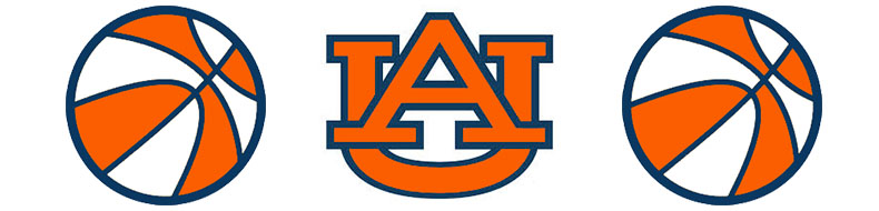 Auburn Basketball Banner